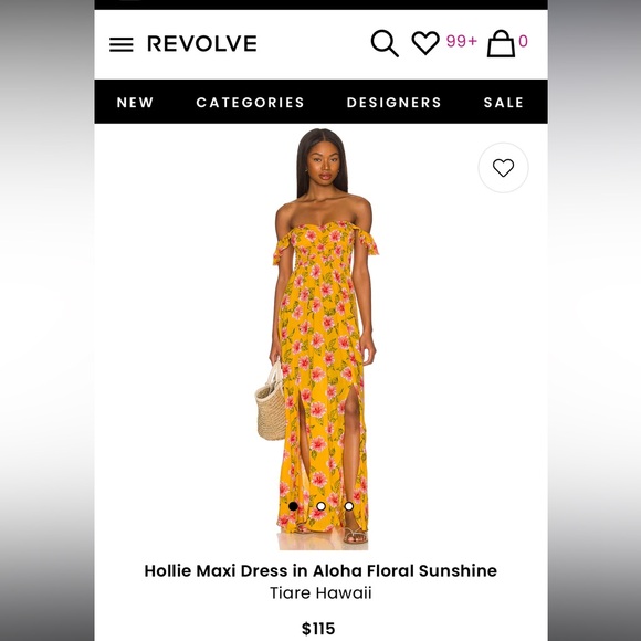 Tiare Hawaii Dresses & Skirts - Tiare Hawaii Hollie Maxi Dress in Aloha Floral Sunshine